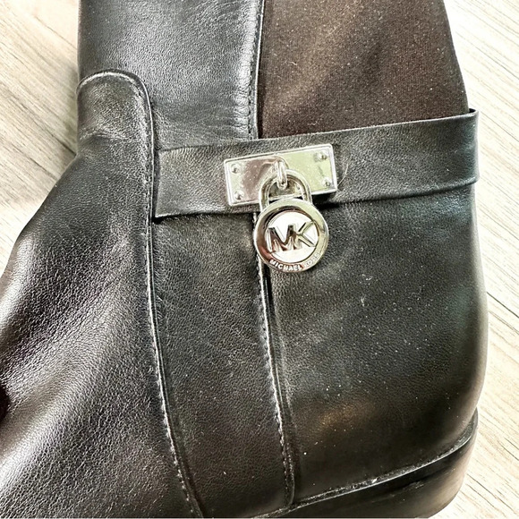 Michael KORS Black Leather Riding Boots - Picture 6 of 8